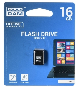 Pendrive GoodRam Piccolo UPI2-0160K0R11 (16GB; USB 2.0; kolor czarny)