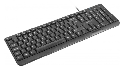 Klawiatura membranowa NATEC Trout US NKL-0967 (USB 2.0; (EN); kolor czarny)