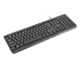 Klawiatura membranowa NATEC Trout US NKL-0967 (USB 2.0; (EN); kolor czarny)