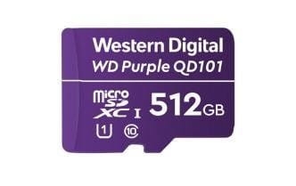 Karta pamięci WD Purple microSDXC WDD512G1P0C (512 GB; Class 10, Class U1)