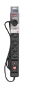 Listwa przeciwprzepięciowa Activejet ACJ Combo 6gn 1,5m (6 x UTE; 10 A; 1,5m; kolor czarny)