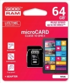 Karta pamięci GoodRam M1AA-0640R12 (64GB; Class 10; + adapter)