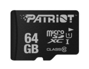 Patriot LX Series microSDHC 64GB Class 10 UHS-I