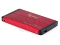 Obudowa na dysk GEMBIRD EE2-U3S-2-R (2.5"; USB 3.0; Aluminium; kolor czerwony)