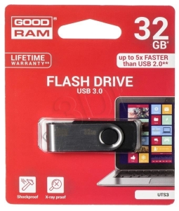 Pendrive GoodRam Twister UTS3-0320K0R11 (32GB; USB 3.0; kolor czarny)