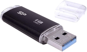 Pendrive Silicon Power Blaze B02 8GB USB 3.1 kolor czarny (SP008GBUF3B02V1K)