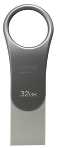 Pendrive Silicon Power Mobile C80 32GB Dual USB 3.1/Type-C Silver (SP032GBUC3C80V1S)