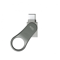 Pendrive Silicon Power Mobile SP032GBUC3C80V1S (32GB; USB 3.1, USB typ A, USB-C; kolor srebrny)