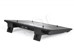 Podkładka chłodząca pod laptop Thermaltake Massive TM CL-N002-PL12BL-A (17.x cala; 2 wentylatory; HUB)
