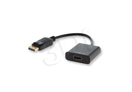 Adapter SAVIO cl-55 (HDMI F - DisplayPort M; 0,10m; kolor czarny)