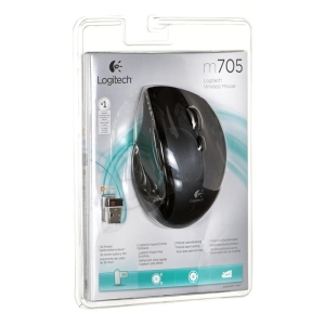 Mysz Logitech M705 910-001949 (laserowa; 1000 DPI; kolor grafitowy)