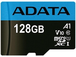 Karta pamięci z adapterem ADATA Premier AUSDX128GUICL10A1-RA1 (128GB; Class 10; + adapter)