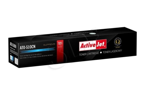 Toner Activejet ATO-510CN (zamiennik OKI 44469724; Supreme; 5000 stron; niebieski)