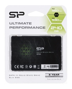 Dysk SSD Silicon Power S56 240GB 2,5" SATA III 550/450 MB/s (SP240GBSS3S56B25)