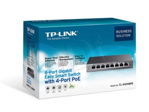 Switch TP-LINK TL-SG108PE (8x 10/100/1000Mbps)