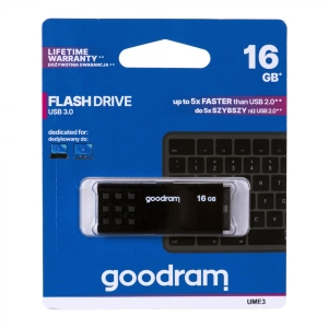 Pendrive GoodRam UME3 UME3-0160K0R11 (16GB; USB 3.0; kolor czarny)