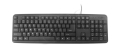 Klawiatura GEMBIRD KB-U-103-RU (USB 2.0; (US); kolor czarny)