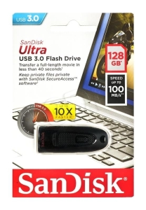 Pendrive SanDisk CRUZER SDCZ48-128G-U46 (128GB; USB 3.0; kolor czarny)