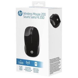 Mysz HP Wireless Mouse 200 Black bezprzewodowa czarna X6W31AA