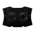 MODECOM CF18 RGB SILENT FAN CZARNA PODSTAWKA CHŁODZĄCA POD LAPTOPA