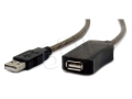 Kabel GEMBIRD UAE-01-10M (USB M - USB F; 10m; kolor czarny)