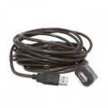 Kabel GEMBIRD UAE-01-10M (USB M - USB F; 10m; kolor czarny)