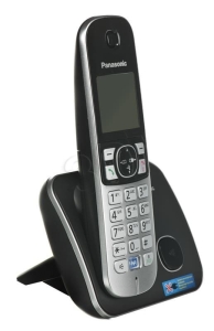 Telefon stacjonarny Panasonic KX-TG6811 PDB (kolor czarny, kolor srebrny)