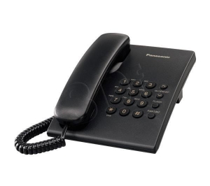 Telefon przewodowy Panasonic KX-TS 500PDB Czarny