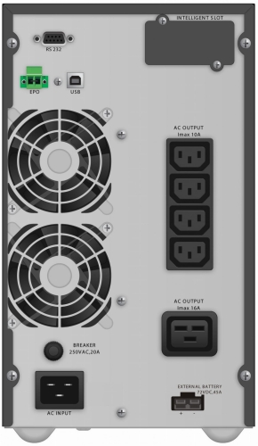 Zasilacz UPS POWER WALKER VFI 3000 TGB (TWR; 3000VA)