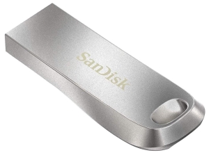 Pendrive SanDisk Ultra Lux SDCZ74-128G-G46 (128GB; USB 3.0; kolor srebrny)