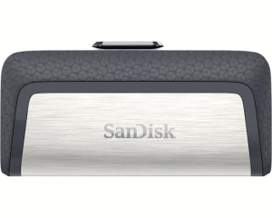 Pendrive SanDisk Ultra SDDDC2-128G-G46 (128GB; USB 3.1, USB-C; kolor czarny)