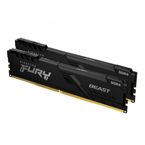 KINGSTON 32GB 3200MHz DDR4 CL16 DIMM (Kit of 2) FURY Beast Black KF432C16BBK2/32