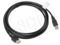 Kabel Lanberg  CA-USBE-10CC-0030-BK (USB 2.0 Męski - USB 2.0 Żeński; 3m; czarny)