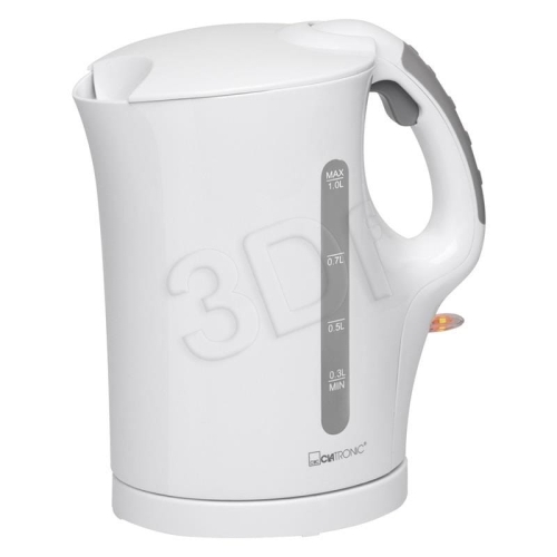 Czajnik elektryczny Clatronic WK 3462 (900W 1l; kolor biały)