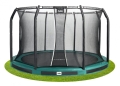 Trampolina Premium Ground Combo 427cm zielona