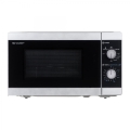 Kuchenka mikrofalowa SHARP YC-MG01E-S (800W; 20l; kolor srebrny)