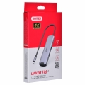 UNITEK AKTYWNY HUB USB-C 5GBPS, HDMI RJ-45 PD 100W
