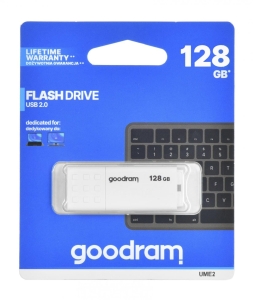 Pendrive GoodRam UME2 UME2-1280W0R11 (128GB; USB 2.0; kolor biały)