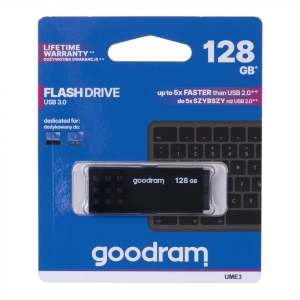 Pendrive GoodRam UME3 UME3-1280K0R11 (128GB; USB 3.0; kolor czarny)