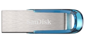 DYSK SANDISK USB 3.0 ULTRA FLAIR 128GB NIEBIESKI  150MB/s