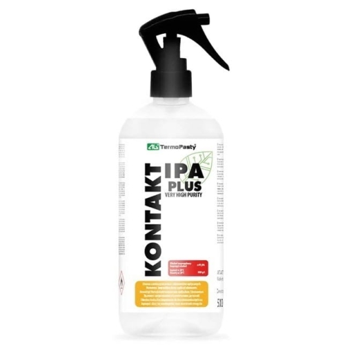 Kontakt IPA Plus, Płyn ze spryskiwaczem zawiera alkohol izopropylowy wysokiej czystości. Usuwa wszelkie zanieczyszczenia z elementów optycznych. Nie p