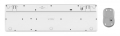 Klawiatura + mysz Trust ODY II Wireless White US
