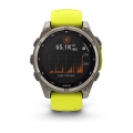 Zegarek Garmin Fenix 8 Solar Sapphire Żółty