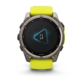 Zegarek Garmin Fenix 8 Solar Sapphire Titanium Amp Yellow/Graphite