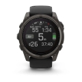 Zegarek Garmin Fenix 8 Solar Sapphire Titanium Carbon Grey DLC Black