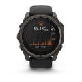 Zegarek Garmin Fenix 8 Solar Sapphire Titanium Carbon Grey DLC Black