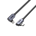 UNITEK KABEL USB-C KĄTOWY 90°/90° PD 100W M/M 0,5M