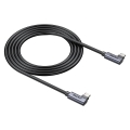 UNITEK KABEL USB-C KĄTOWY 90°/90° PD 100W M/M 0,5M