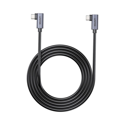UNITEK KABEL USB-C KĄTOWY 90°/90° PD 100W M/M 1M