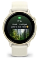 Zegarek Garmin Vivoactive 6 42mm Bone/Lunar Gold